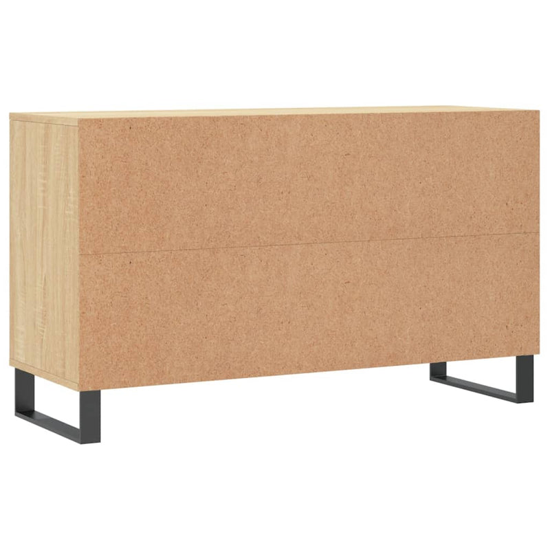 vidaXL sonoma tölgy színű szerelt fa cipőszekrény 102x36x60 cm