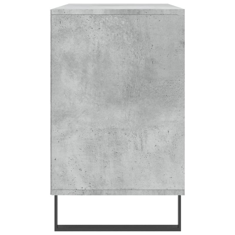 vidaXL betonszürke szerelt fa cipőszekrény 102x36x60 cm