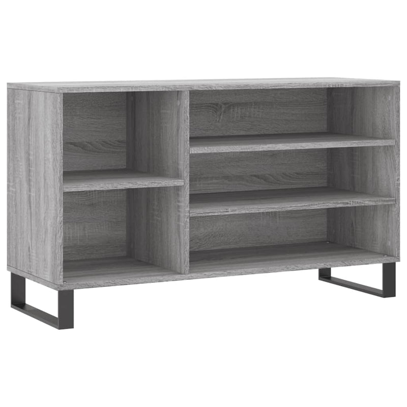 vidaXL szürke sonoma színű szerelt fa cipősszekrény 102x36x60 cm