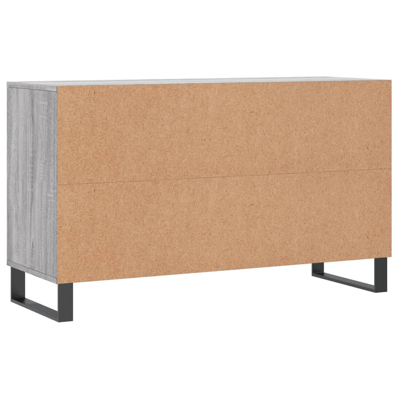 vidaXL szürke sonoma színű szerelt fa cipősszekrény 102x36x60 cm