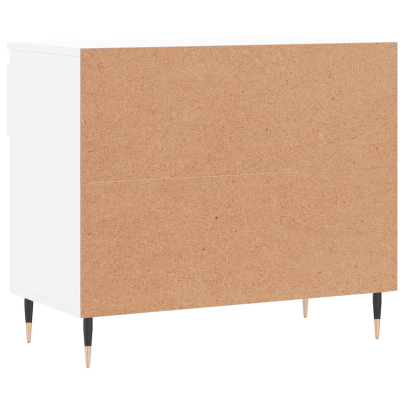 vidaXL fehér szerelt fa cipősszekrény 70x36x60 cm