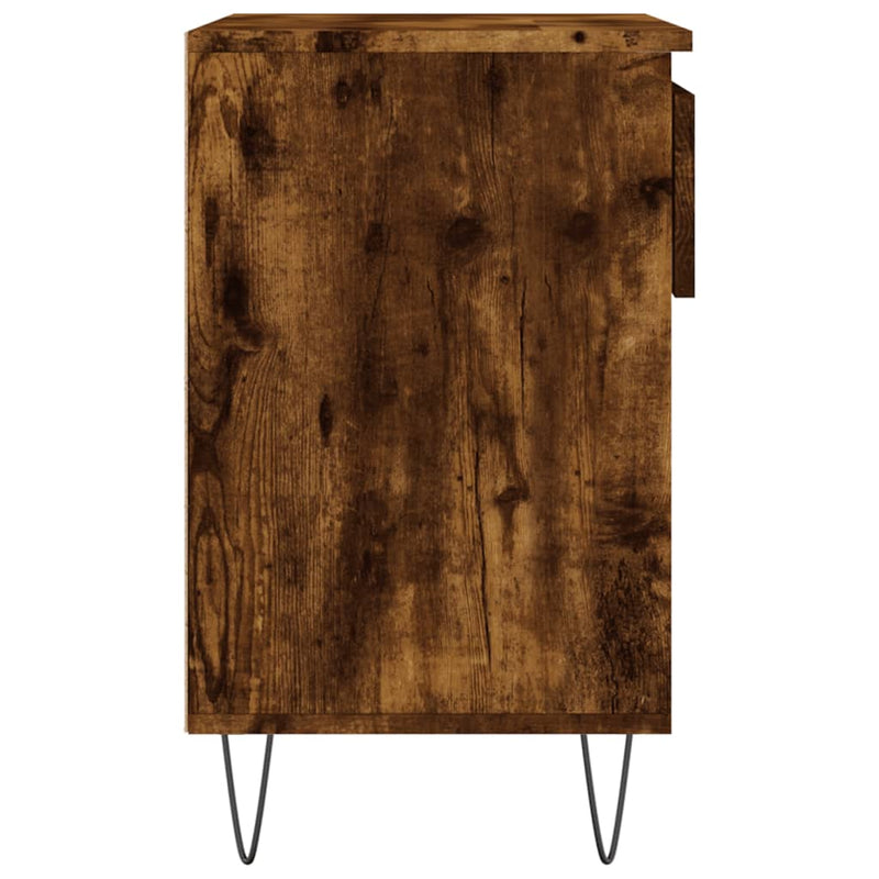 vidaXL füstös tölgy színű szerelt fa cipősszekrény 70 x 36 x 60 cm