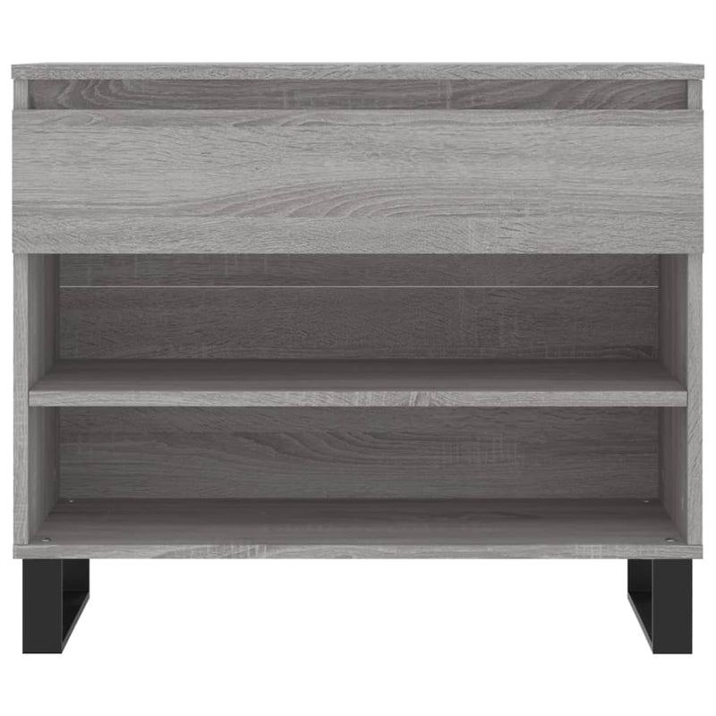 vidaXL szürke sonoma színű szerelt fa cipősszekrény 70x36x60 cm