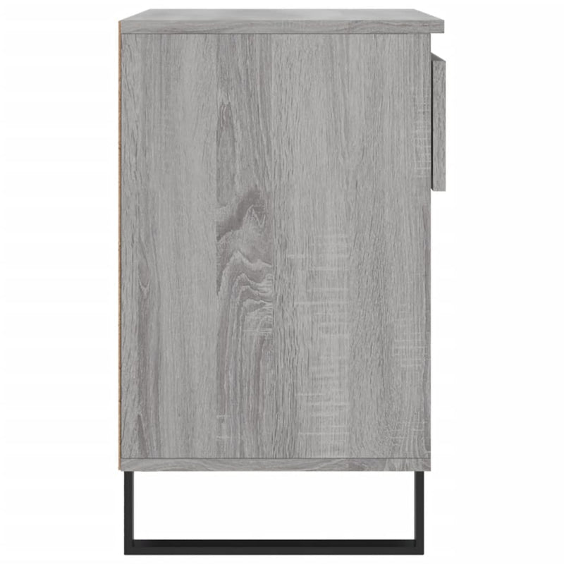 vidaXL szürke sonoma színű szerelt fa cipősszekrény 70x36x60 cm