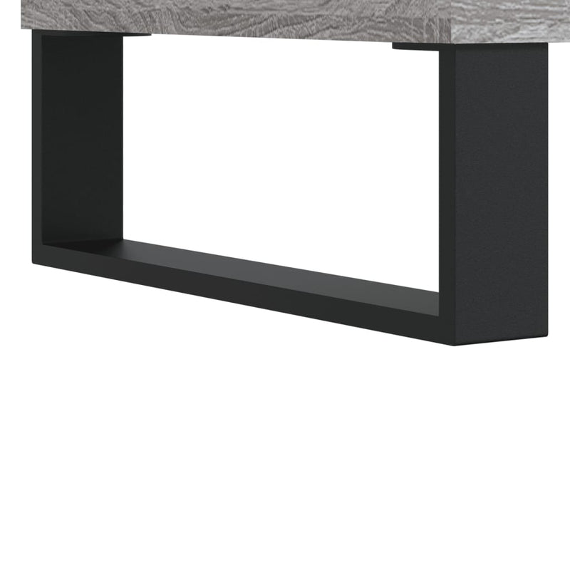 vidaXL szürke sonoma színű szerelt fa cipősszekrény 70x36x60 cm