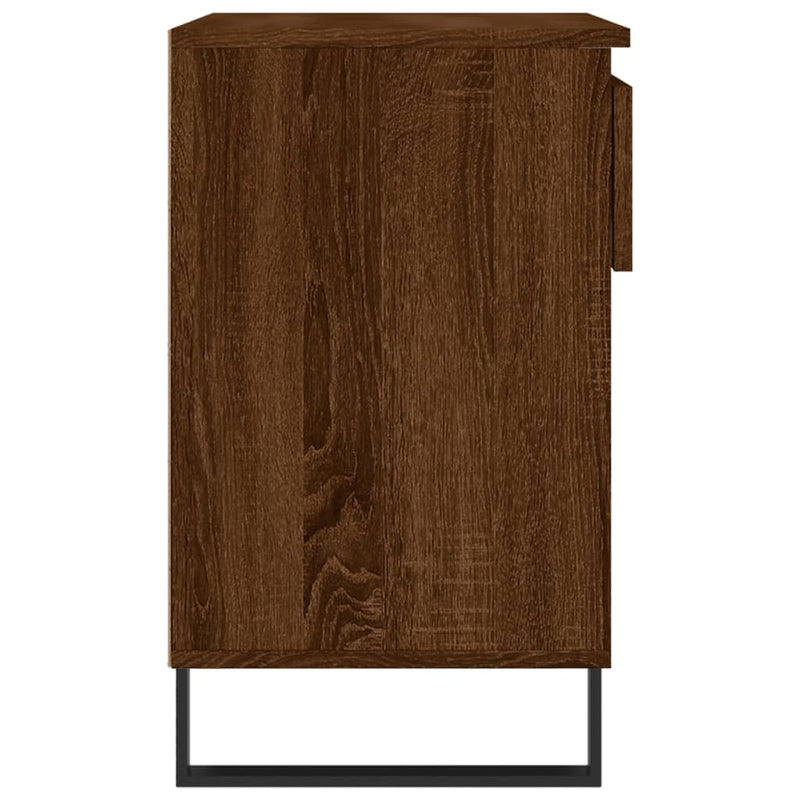 vidaXL barna tölgy színű szerelt fa cipősszekrény 70x36x60 cm