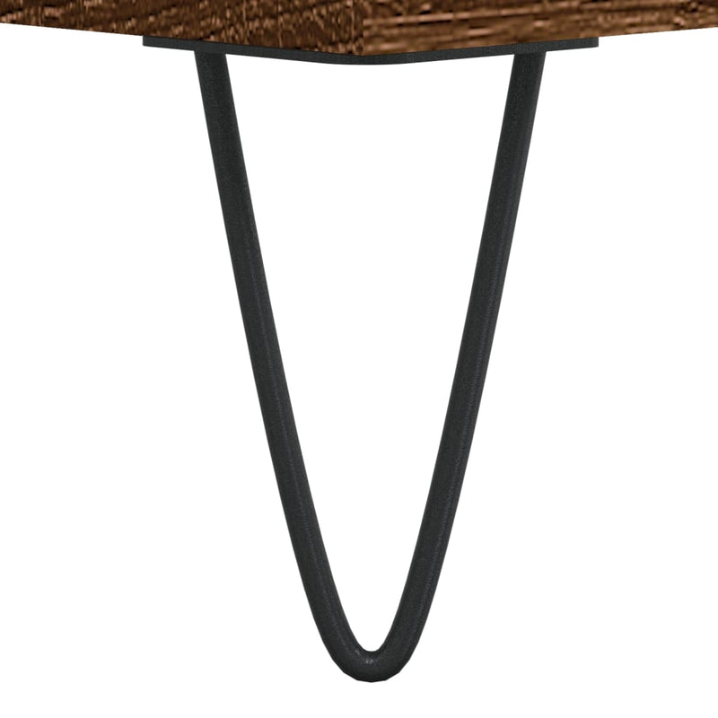 vidaXL barna tölgyszínű szerelt fa cipősszekrény 40x36x105 cm