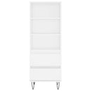 vidaXL fehér szerelt fa magasszekrény 40 x 36 x 110 cm