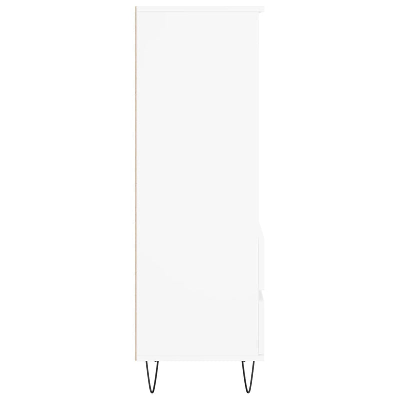 vidaXL fehér szerelt fa magasszekrény 40 x 36 x 110 cm