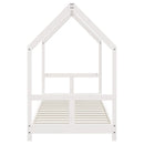 vidaXL fehér tömör fenyőfa gyerekágykeret 80 x 200 cm