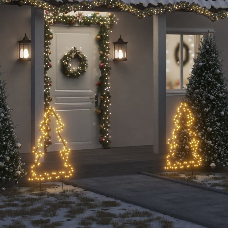 vidaXL karácsonyi fa fénydekoráció 115 LED 90 cm