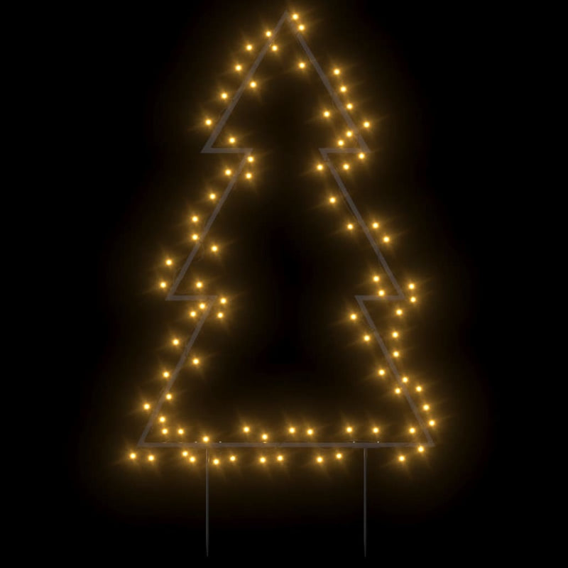 vidaXL karácsonyi fa fénydekoráció 80 LED 60 cm