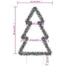 vidaXL karácsonyi fa fénydekoráció cövekkel 115 LED 90 cm