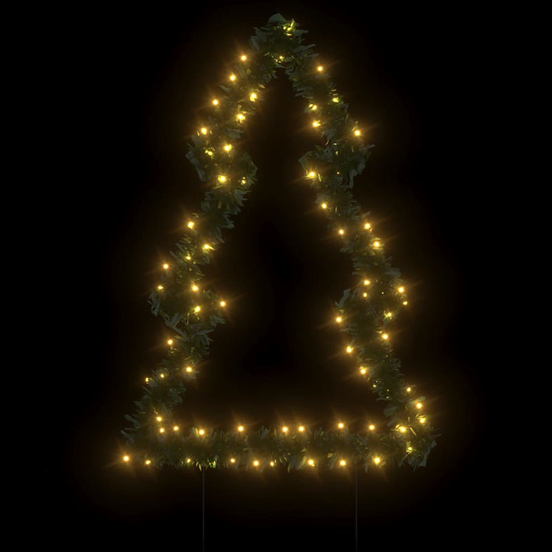 vidaXL karácsonyi fa fénydekoráció 80 LED 60 cm