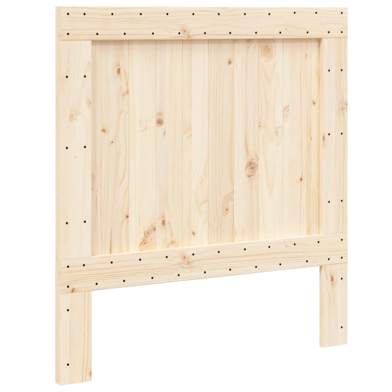 vidaXL tömör fenyőfa fejtámla 100 x 104 cm