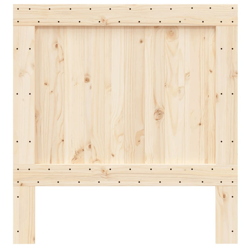 vidaXL tömör fenyőfa fejtámla 100 x 104 cm