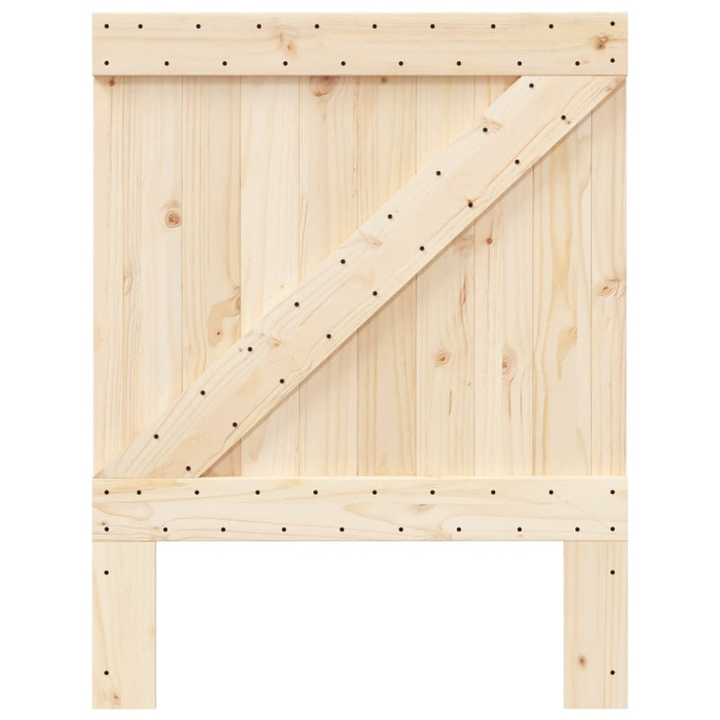 vidaXL tömör fenyőfa fejtámla 80 x 104 cm