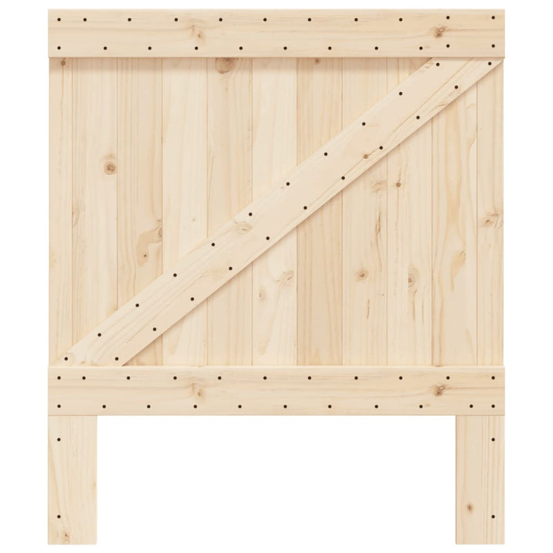 vidaXL tömör fenyőfa fejtámla 90 x 104 cm