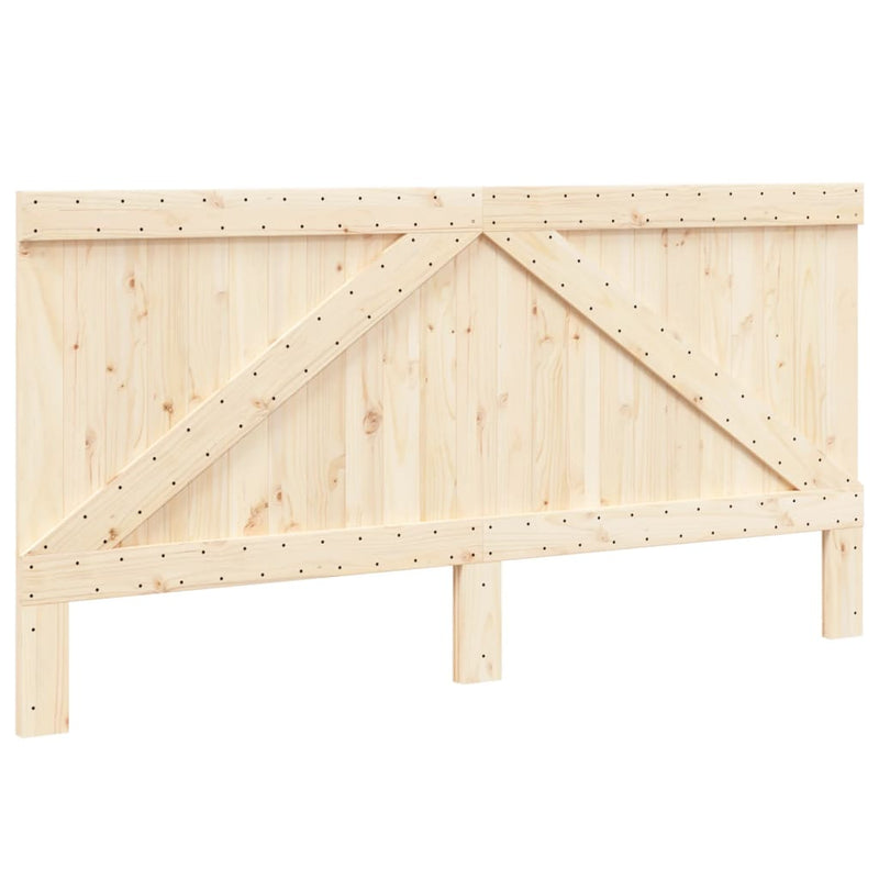 vidaXL tömör fenyőfa fejtámla 200 x 104 cm