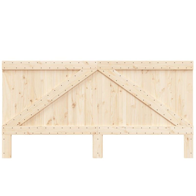 vidaXL tömör fenyőfa fejtámla 200 x 104 cm