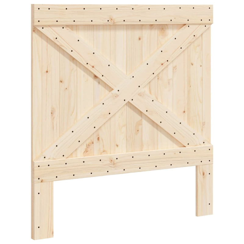 vidaXL tömör fenyőfa fejtámla 100 x 104 cm