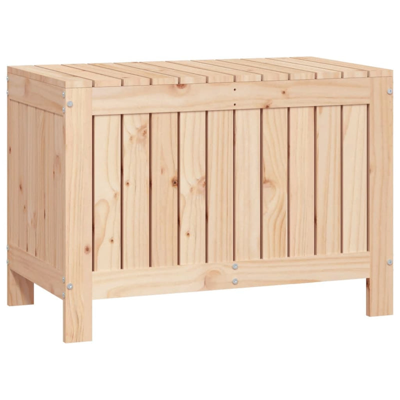 vidaXL tömör fenyőfa kerti tárolóláda 76x42,5x54 cm