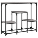 vidaXL szürke sonoma színű szerelt fa tálalóasztal 89,5 x 28 x 76 cm