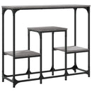 vidaXL szürke sonoma színű szerelt fa tálalóasztal 89,5 x 28 x 76 cm