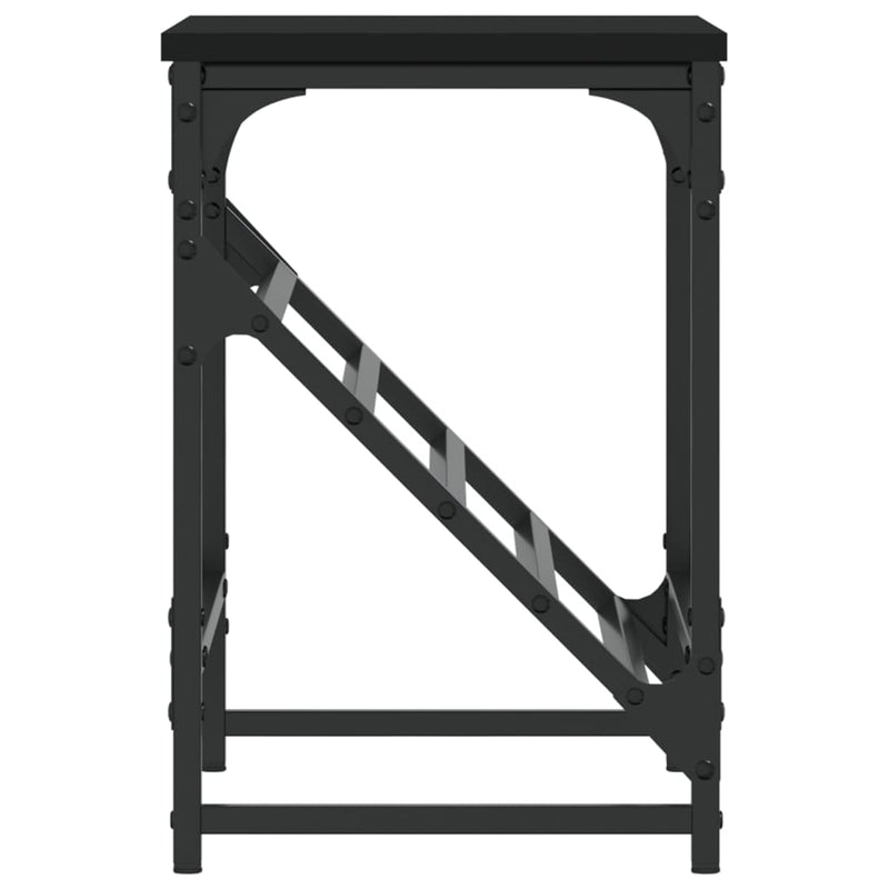 vidaXL fekete szerelt fa cipőtartó 60x30x45 cm