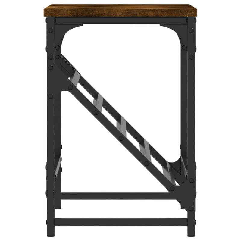 vidaXL füstös tölgy színű szerelt fa cipőtartó 60x30x45 cm