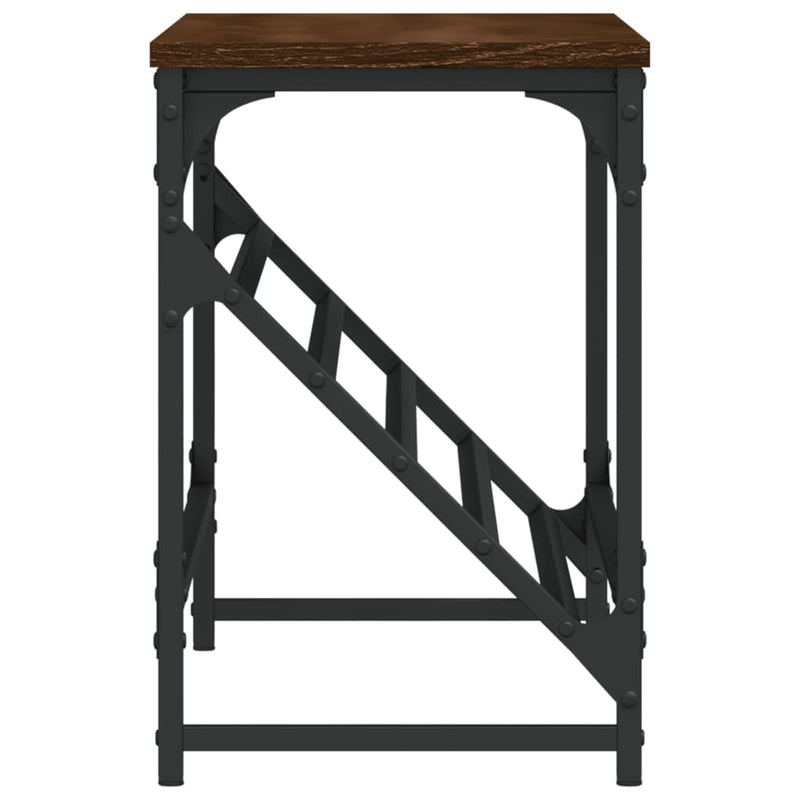 vidaXL barna tölgyszínű szerelt fa cipőtartó 90x30x45 cm