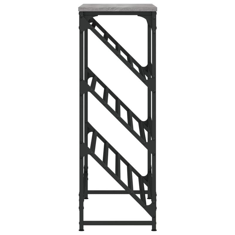 vidaXL szürke sonoma színű szerelt fa cipőtartó 90x30x85 cm