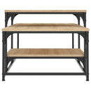 vidaXL sonoma tölgy színű szerelt fa dohányzóasztal 102 x 60 x 45 cm