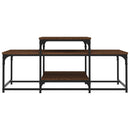 vidaXL barna tölgyszínű szerelt fa dohányzóasztal 102 x 60 x 45 cm