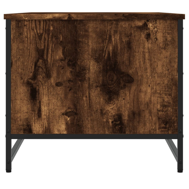 vidaXL füstös tölgy színű szerelt fa dohányzóasztal 85,5 x 51 x 45 cm