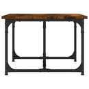 vidaXL füstös tölgy színű szerelt fa dohányzóasztal 90x50x35 cm