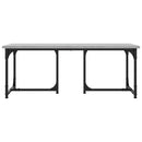 vidaXL szürke sonoma színű szerelt fa dohányzóasztal 90x50x35 cm