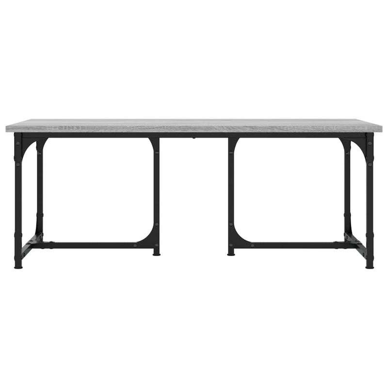 vidaXL szürke sonoma színű szerelt fa dohányzóasztal 90x50x35 cm