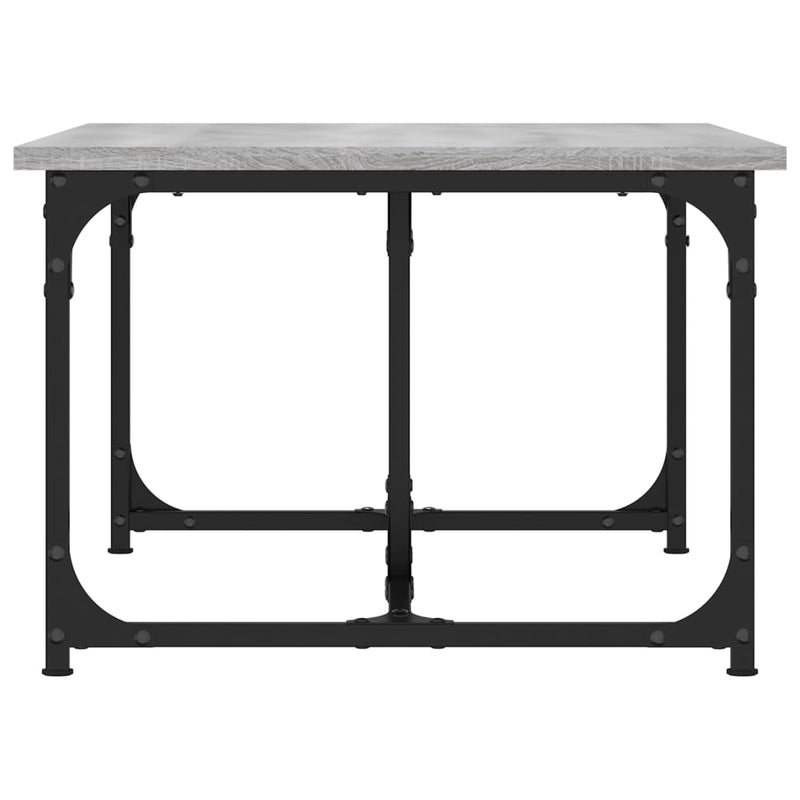 vidaXL szürke sonoma színű szerelt fa dohányzóasztal 90x50x35 cm