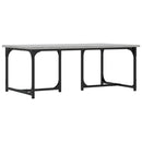 vidaXL szürke sonoma színű szerelt fa dohányzóasztal 90x50x35 cm