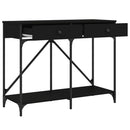vidaXL fekete szerelt fa tálalóasztal 100 x 39 x 78,5 cm