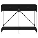 vidaXL fekete szerelt fa tálalóasztal 100 x 39 x 78,5 cm