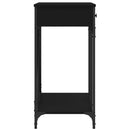 vidaXL fekete szerelt fa tálalóasztal 100 x 39 x 78,5 cm