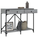 vidaXL szürke sonoma színű szerelt fa tálalóasztal 100 x 39 x 78,5 cm