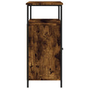 vidaXL füstös tölgy színű szerelt fa tálalószekrény 100 x 35 x 80 cm