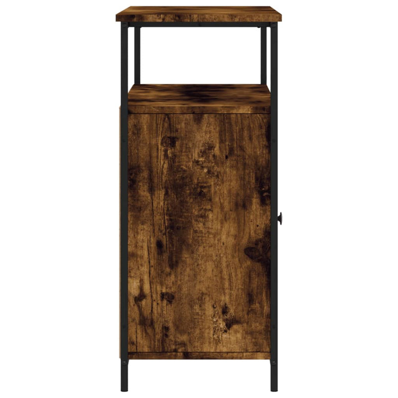 vidaXL füstös tölgy színű szerelt fa tálalószekrény 100 x 35 x 80 cm