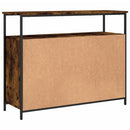 vidaXL füstös tölgy színű szerelt fa tálalószekrény 100 x 35 x 80 cm