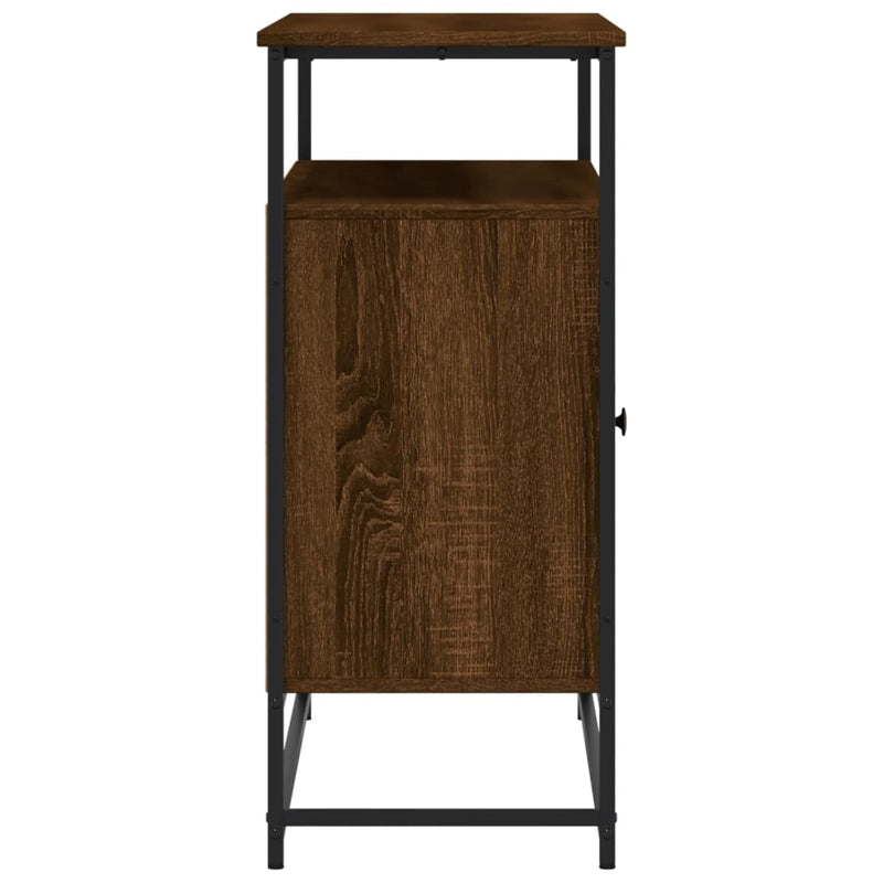 vidaXL barna tölgy színű szerelt fa tálalószekrény 100 x 35 x 80 cm