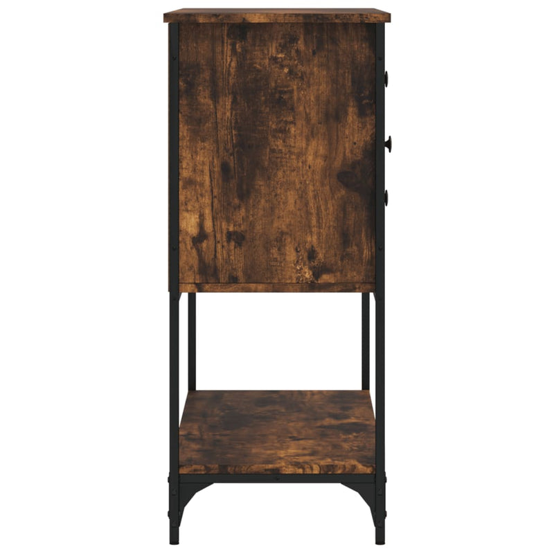 vidaXL füstös tölgy színű szerelt fa tálalószekrény 100 x 36 x 85 cm