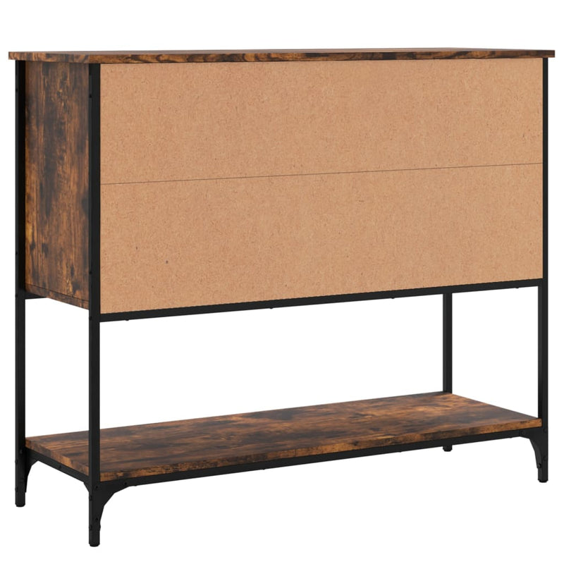 vidaXL füstös tölgy színű szerelt fa tálalószekrény 100 x 36 x 85 cm